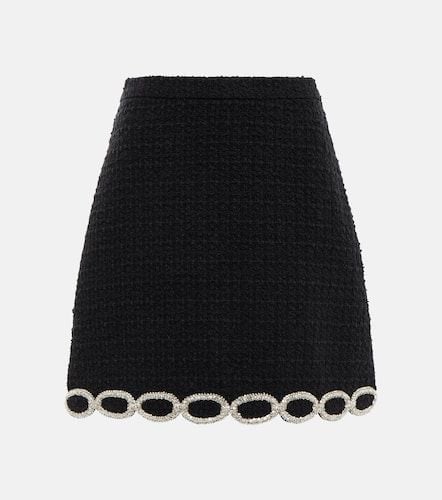 Embellished tweed miniskirt - Valentino - Modalova