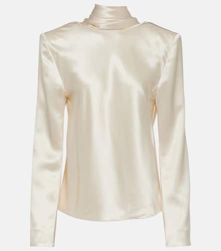 Saint Laurent Top in seta - Saint Laurent - Modalova