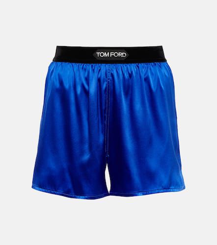 Tom Ford Silk-blend satin shorts - Tom Ford - Modalova