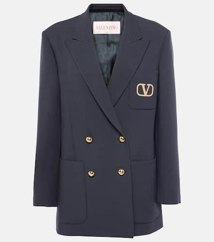 VLogo Signature virgin wool jacket - Valentino - Modalova