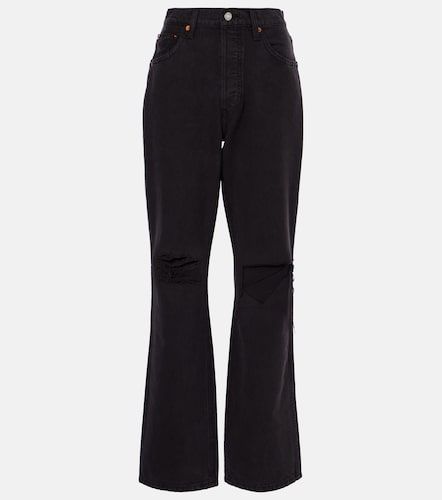 Jeans flared 90s de tiro alto con rotos - Re/Done - Modalova