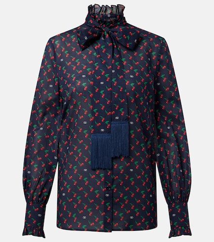 Camicia in mussola di cotone con fiocco Cherryfic - Valentino - Modalova