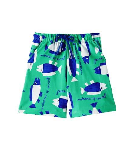 FÃ¡bula Printed cotton-blend Bermuda shorts - Fabula - Modalova