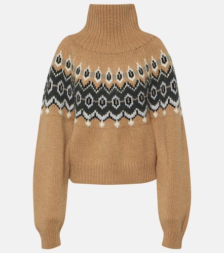 Amaris Fair Isle cashmere-blend sweater - Khaite - Modalova