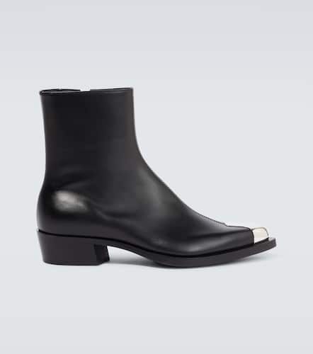 Ankle Boots Punk aus Leder - Alexander McQueen - Modalova