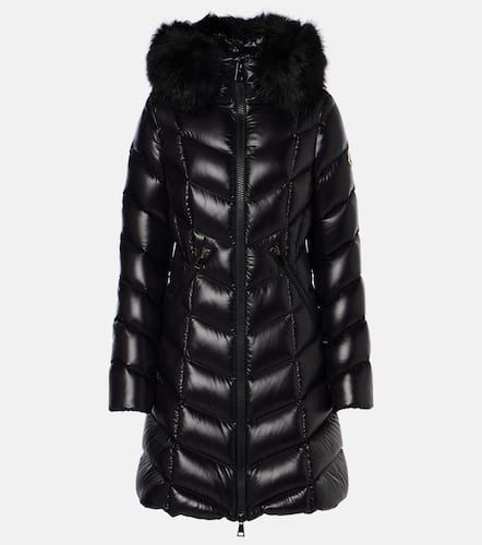 Fulmarus shearling-trimmed down coat - Moncler - Modalova