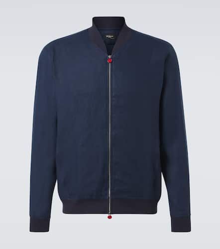 Kiton Bomberjacke aus Leinen - Kiton - Modalova