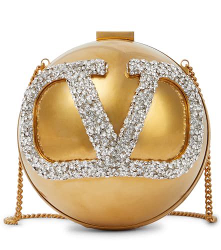 VLogo embellished clutch - Valentino Garavani - Modalova