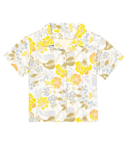 Gianni floral linen and cotton shirt - The New Society - Modalova