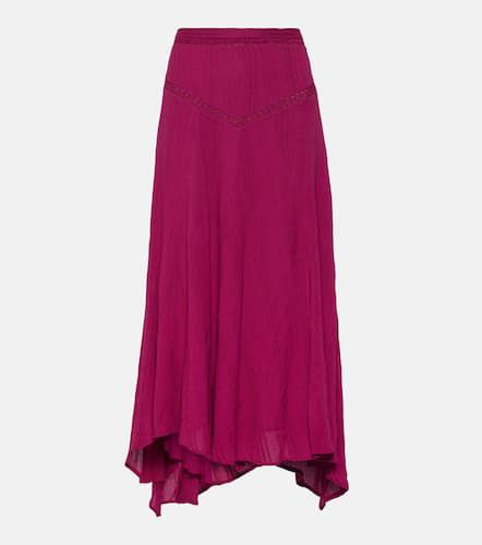 Aline pleated cotton-blend midi skirt - Marant Etoile - Modalova