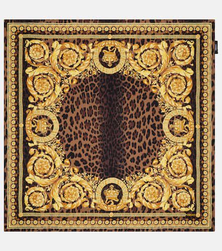 Wild Barocco silk twill scarf - Versace - Modalova