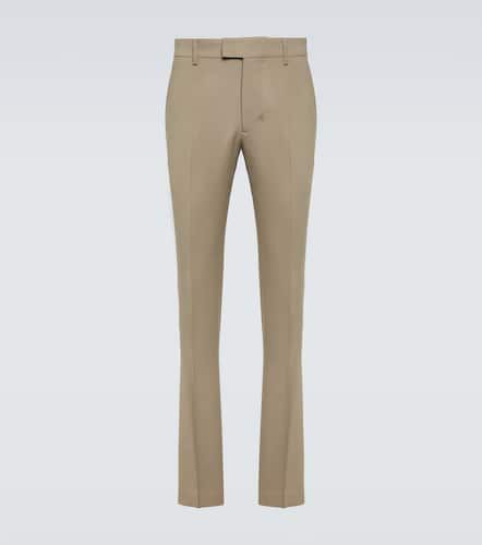 Pantaloni chino in twill di misto lana - Ami Paris - Modalova