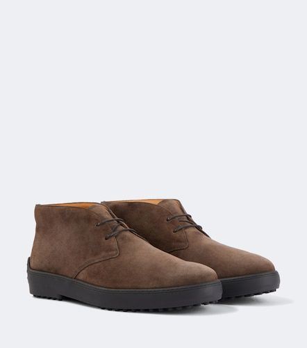 Tod's Suede combat boots - Tod's - Modalova