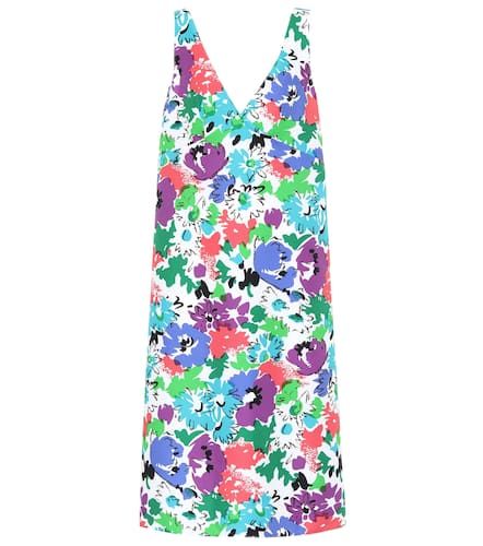 Plan C Floral twill midi dress - Plan C - Modalova