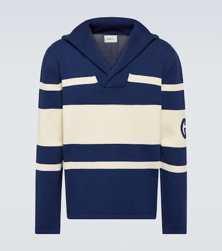 Interlocking G striped cotton sweater - Gucci - Modalova
