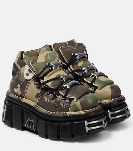 X New Rock camouflage platform sneakers - Vetements - Modalova