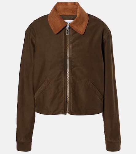 Loewe Blouson in cotone con suede - Loewe - Modalova