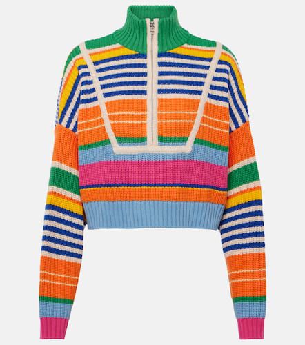 Hampton cropped half-zip sweater - Staud - Modalova