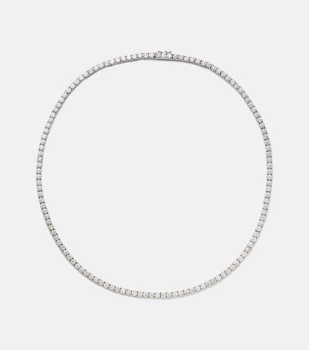 Choker Hepburn in oro bianco 18kt con diamanti - Anita Ko - Modalova