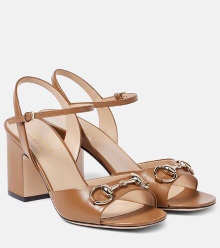 Sandalen Lady Horsebit 75 aus Leder - Gucci - Modalova