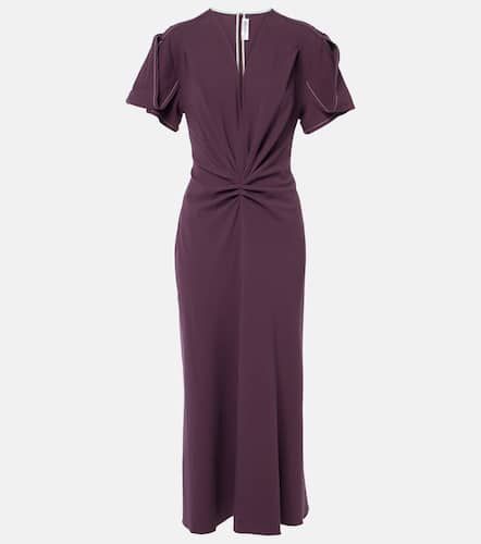 Robe midi en laine mélangée - Victoria Beckham - Modalova