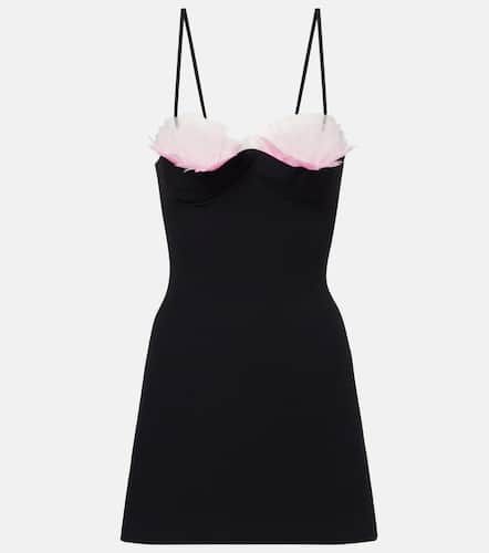 Minikleid aus Cady mit Federn - David Koma - Modalova