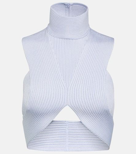 Alaïa Crop top de punto acanalado - Alaia - Modalova