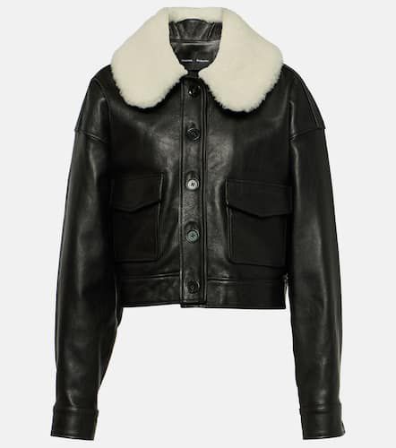 Chaqueta Judd de piel con borrego - Proenza Schouler - Modalova