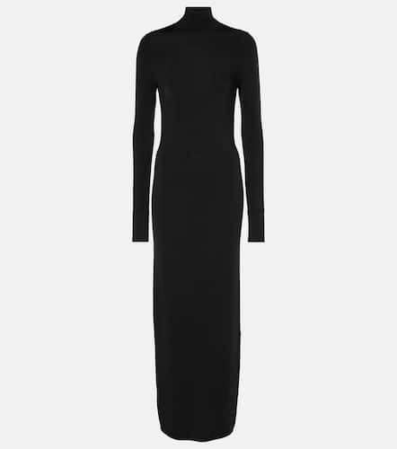 Iris turtleneck jersey maxi dress - Galvan - Modalova