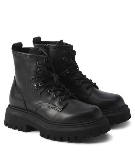 Botas con cordones Petit Hevea de piel - Moncler Enfant - Modalova