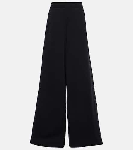 High-rise cotton-blend wide-leg pants - Vetements - Modalova