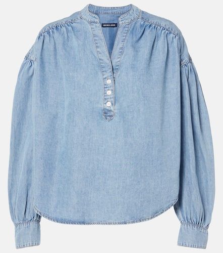 Bluse Kylie aus Denim - Veronica Beard - Modalova