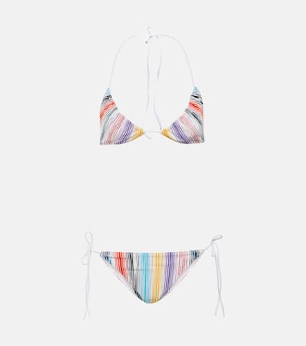 Bikini a triangolo a zig-zag - Missoni Mare - Modalova