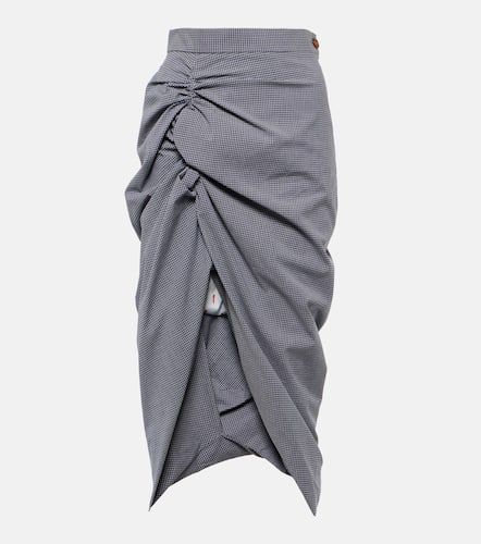 Gingham cotton midi skirt - Vivienne Westwood - Modalova