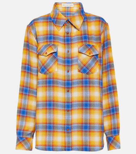 Tartan cashmere shirt - God's True Cashmere - Modalova