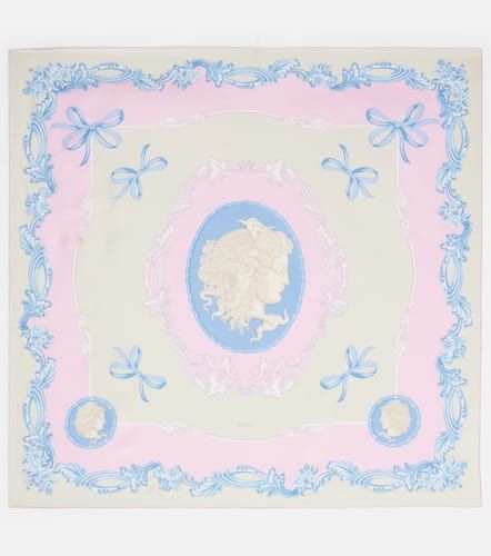 Versace Cameo printed silk scarf - Versace - Modalova