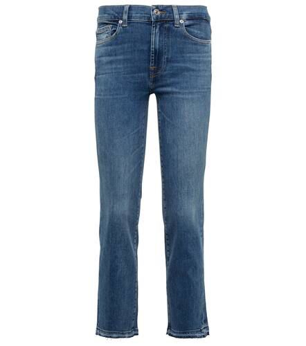 Mid-Rise Jeans The Straight Crop - 7 For All Mankind - Modalova