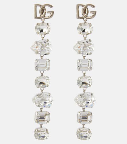 DG crystal-embellished earrings - Dolce&Gabbana - Modalova