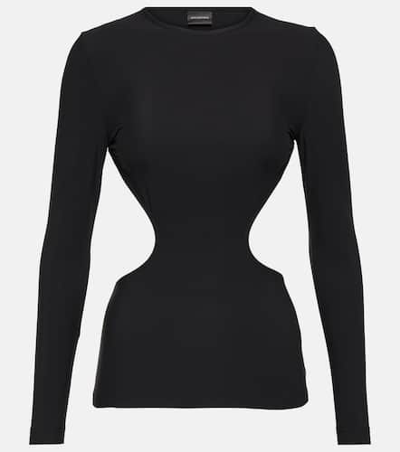 Balenciaga Cutout jersey top - Balenciaga - Modalova