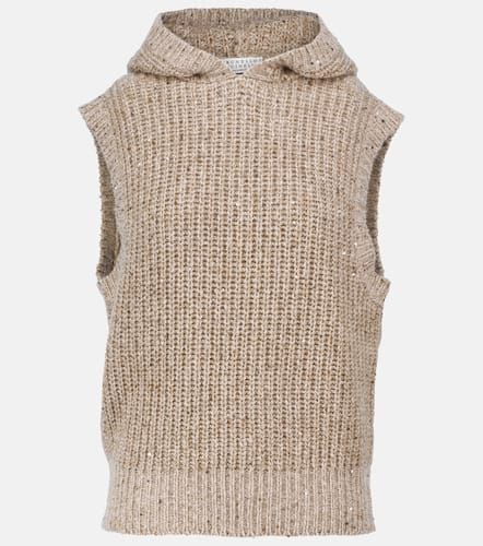 Sequined cashmere-blend sweater vest - Brunello Cucinelli - Modalova