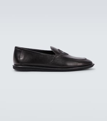 Giorgio Armani GA leather moccasins - Giorgio Armani - Modalova