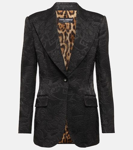 Dolce&Gabbana Blazer aus Brokat - Dolce&Gabbana - Modalova