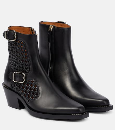 Chloé Nellie leather ankle boots - Chloe - Modalova