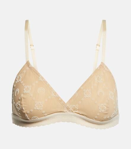 Bralette Moonogram de malla - Marine Serre - Modalova