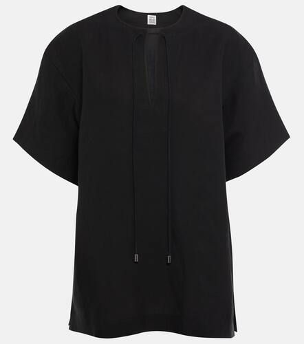 Toteme Camicia Fluid Tie oversize - Toteme - Modalova