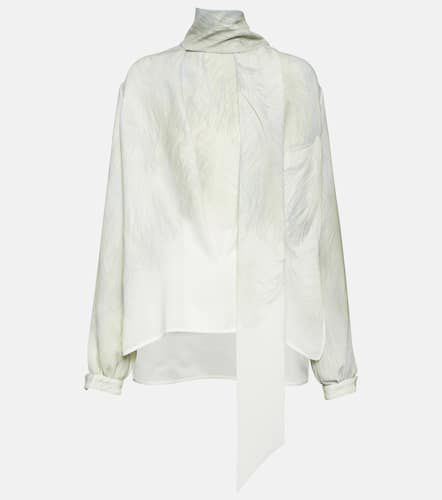 Victoria Beckham Scarf satin blouse - Victoria Beckham - Modalova