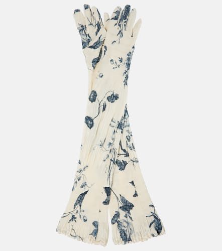 Erdem Smocked floral gloves - Erdem - Modalova