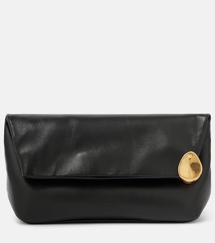 Clutch Jewel Zip Small aus Leder - Jil Sander - Modalova