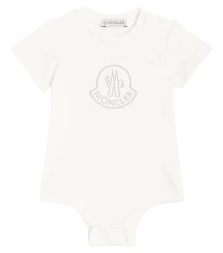 Baby - Pagliaccetto in jersey con stampa - Moncler Enfant - Modalova