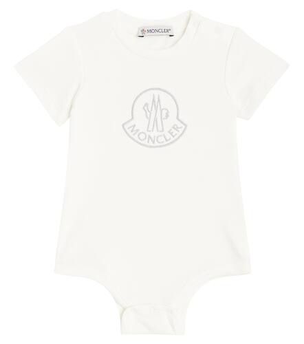 Baby - Pagliaccetto in jersey con stampa - Moncler Enfant - Modalova